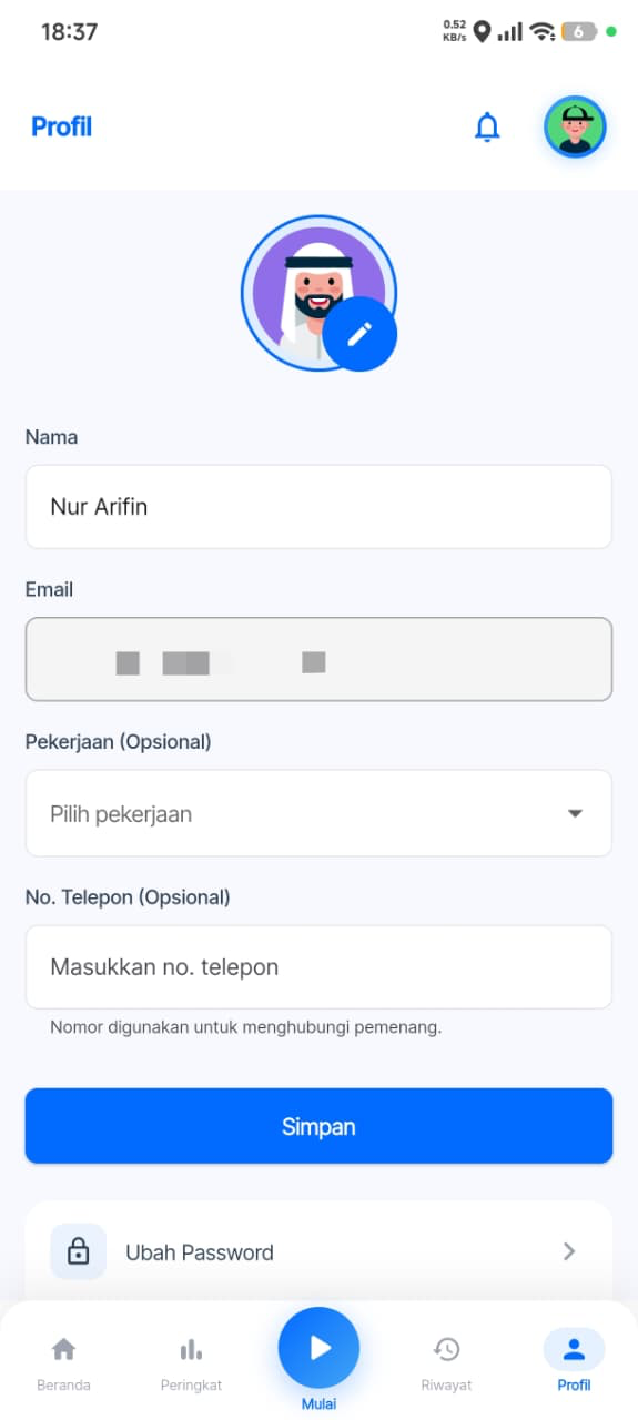 Halaman profil